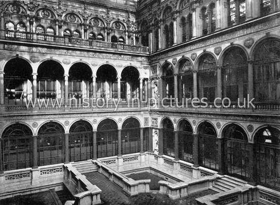 Central Court of the India Office, Whitehall, London. c.1890's